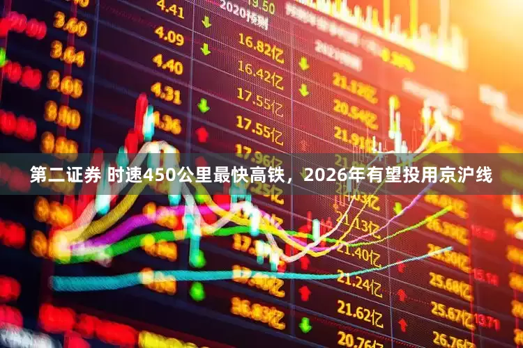 第二证券 时速450公里最快高铁，2026年有望投用京沪线